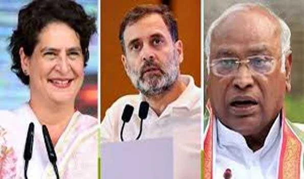 खरगे-राहुल-प्रियंका की लोगों से बड़ी संख्या में मतदान की अपील