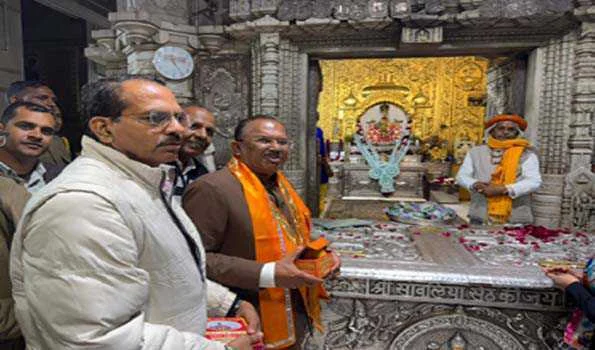 देवनानी ने सांवलिया सेठ मंदिर में किए दर्शन
