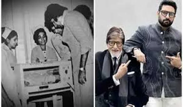 अमिताभ ने बेटे अभिषेक को जन्मदिन की शुभकामना दी