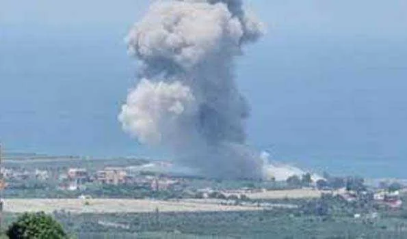 दक्षिण लेबनान में इज़रायली हवाई हमले में 2 की मौत, 4 घायल