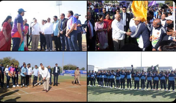 पटेल ने किया गुजरात म्यूनिसिपल कॉर्पोरेशन क्रिकेट टूर्नामेंट का शुभारंभ