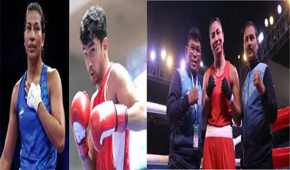 पुरुष व महिला मुक्केबाजी में रोमांचक मुकाबले,सर्विसेज व उत्तराखंड का दबदबा