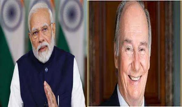 मोदी  ने आगा खान के निधन पर शोक जताया
