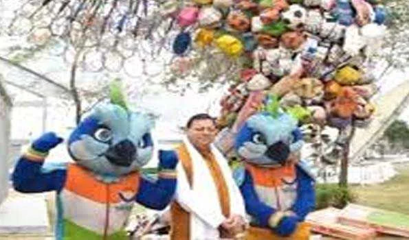 राष्ट्रीय खेलों का प्रतीक मौली पहुंचा मुख्यमंत्री निवास