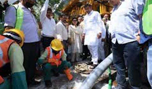 दिल्ली के ग्रेटर कैलाश में हुयी ‘रीसाइक्लर मशीन’ परीक्षण