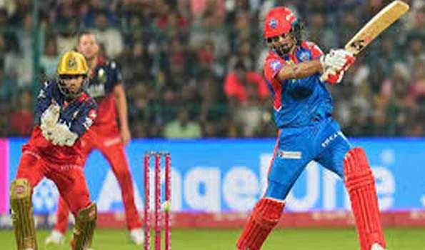 दिल्ली कैपिटल्स ने दिया रॉयल चैलेंजर्स बेंगलुरु को 163 रनों का लक्ष्य