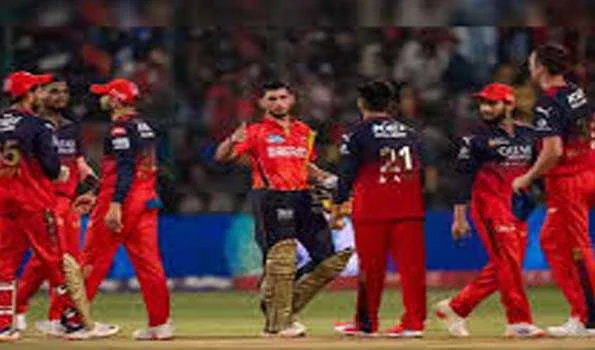 पंजाब किंग्स ने दिया रॉयल चैलेंजर्स बेंगलुरु को 158 रनों का लक्ष्य