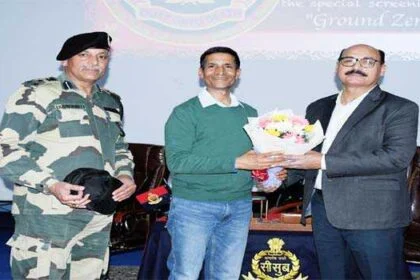 बीएसएफ कश्मीर ने एन.एन.डी. दुबे के सम्मान में किया