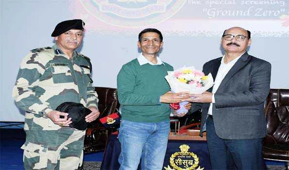 बीएसएफ कश्मीर ने एन.एन.डी. दुबे के सम्मान में किया