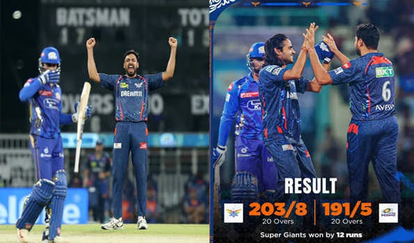 मार्श और मारक्रम के पराक्रम से लखनऊ का घर में खुला जीत का खाता