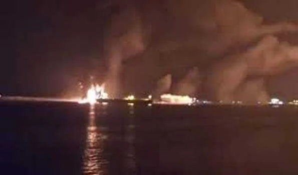 यमनी ईंधन बंदरगाह रास ईसा पर अमेरिकी हवाई हमलों में 17 लोगों की मौत