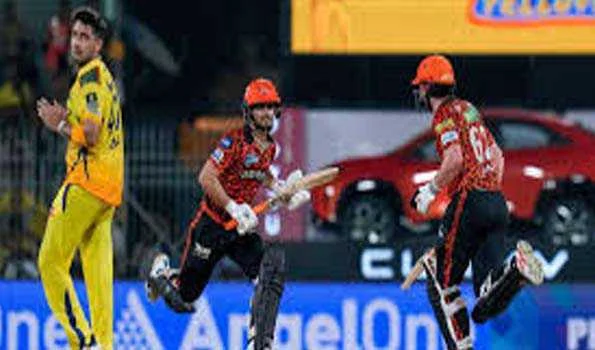 सनराइजर्स हैदराबाद ने चेन्नई सुपर किंग्स को पांच विकेट से हराया