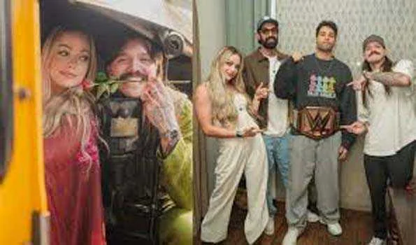 सिद्धांत चतुर्वेदी ने डॉमिनिक मिस्टीरियो और लिव मॉर्गन से मुलाकात की