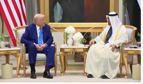 अबू धाबी में यूएई, अमेरिकी राष्ट्रपतियों ने साझेदारी बढ़ाने के लिए वार्ता की