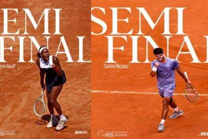 अल्काराज और गॉफ इटैलियन ओपन के सेमीफाइनल में