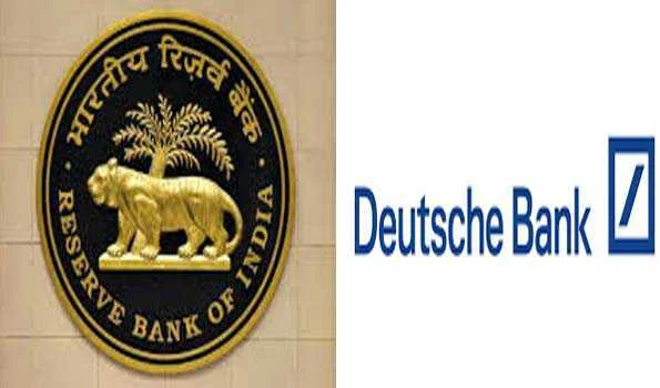 आरबीआई ने ड्यूश बैंक इंडिया पर लगाया 50 लाख का जुर्माना