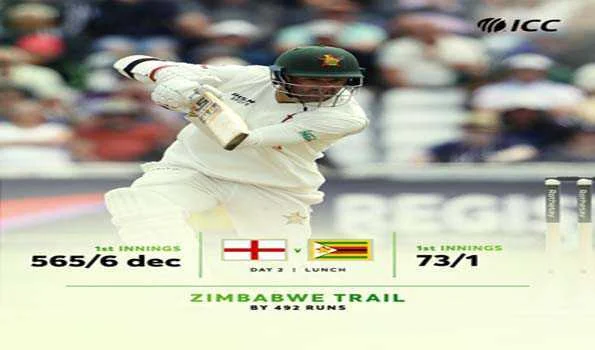 इंग्लैंड 565 के स्कोर पर पारी की घोषित