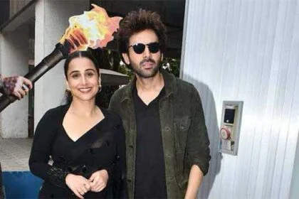 कार्तिक आर्यन के इन-फ्लाइट वीडियो पर विद्या बालन ने की मज़ेदार प्रतिक्रिया