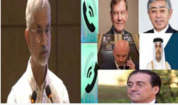 जयशंकर की इटली, ईयू , अमेरिका के नेताओं से फोन पर बातचीत