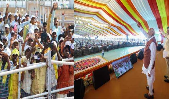 मोदी ने आंध प्रदेश की प्रगति में केंद्र की ओर से पूरी सहायता का भरोसा दिया