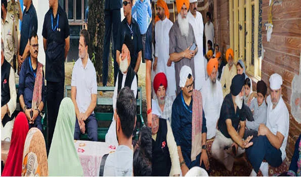 राहुल, जावेद ने पुंछ में गोलाबारी प्रभावित परिवारों से की मुलाकात