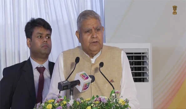 विकसित भारत के लिए सुरक्षित सीमाएं आवश्यक: धनखड़