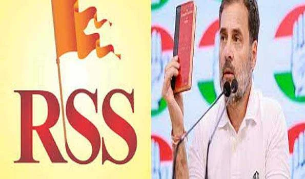 आरएसएस के लोगों को चुभता है संविधान : राहुल