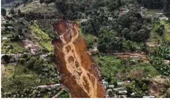 उत्तर पश्चिमी कोलंबिया में भूस्खलन में आठ लोगों की मौत