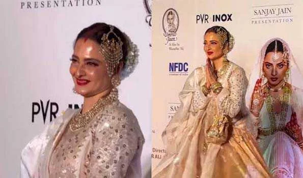 उमराव जान के अंदाज़ में एक बार फिर से नजर आयीं रेखा, बटोरी सुर्खियां