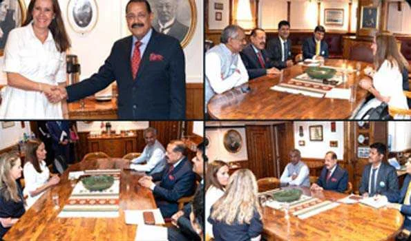जितेंद्र सिंह ने नार्वे की मत्स्य पालन एवं महासागर नीति मामलों की मंत्री के साथ की बैठक