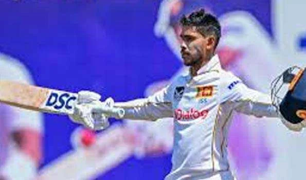 पथुम निसांका दोहरे शतक से चूके, श्रीलंका ने बनाये 368 रन