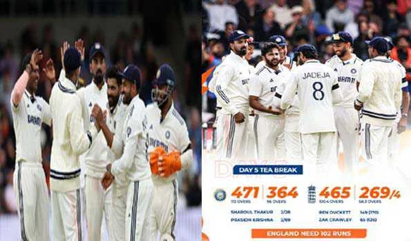 प्रसिद्ध कृष्णा, शार्दुल ठाकुर और बारिश बने इंग्लैंड की जीत में बाधा
