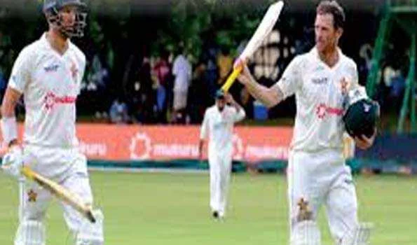 शॉन विलियम्स और क्रेग एर्विन ने जिम्बाब्वे की पारी को संभाला