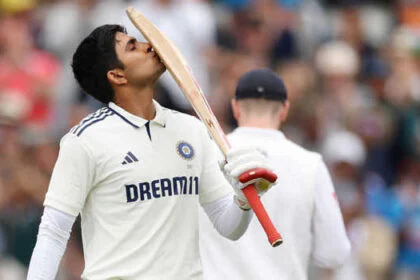 गिल का शतक, भारत लंच तक चार विकेट पर 223 रन