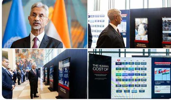 जयशंकर अमेरिका की चार दिवसीय यात्रा पर, प्रदर्शनी का किया उद्घाटन