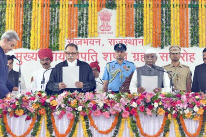 न्यायमूर्ति श्रीराम कलपाती राजेन्द्रन ने राजस्थान उच्च न्यायालय के मुख्य न्यायाधीश पद की ली शपथ