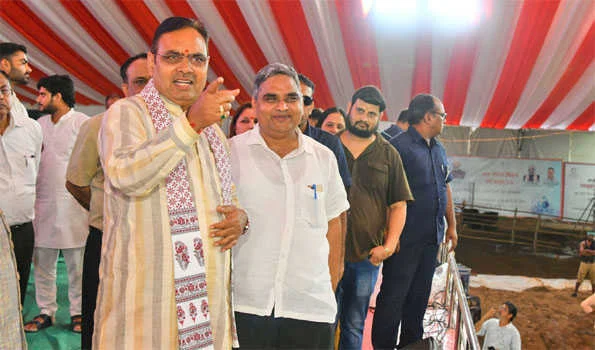 मोदी के नेतृत्व में राज्य सरकार आमजन से किए वादों को कर रही पूरा-भजनलाल