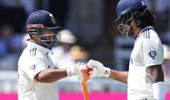 राहुल शतक की दहलीज पर, ऋषभ पंत लंच से ठीक पहले रन आउट