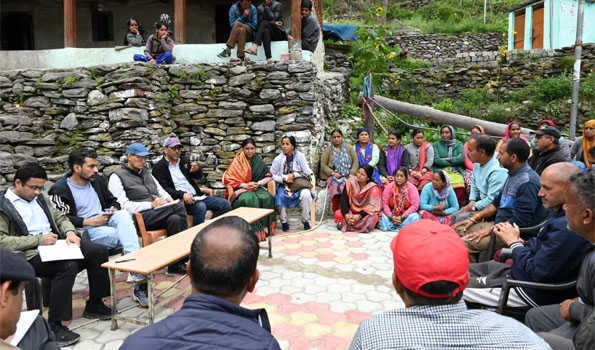 उच्च समिति पहुंची आपदाग्रस्त धराली, किया मूल्यांकन