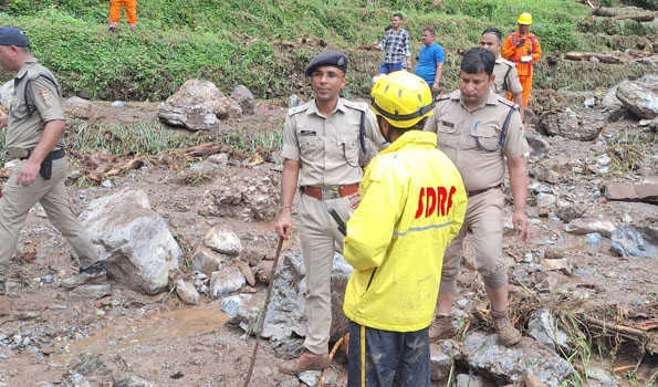 उत्तराखंड में बादल फटने की घटनाओं में अब तक दो शव मिले और पांच लापता, करीब चालीस परिवार मलबे में फंसे