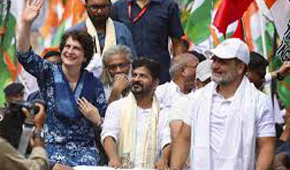 प्रियंका गांधी राहुल के साथ मतदाता अधिकार यात्रा में हुईं शामिल