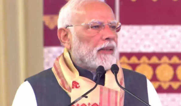 असम को विकसित कर बनाएंगे देश के विकास का आधार : मोदी