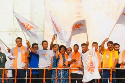 दिल्ली भाजपा ने ‘नमो युवा रन’ का आयोजन कर युवाओं को नशा के प्रति किया जागरूक