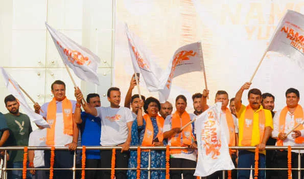 दिल्ली भाजपा ने ‘नमो युवा रन’ का आयोजन कर युवाओं को नशा के प्रति किया जागरूक