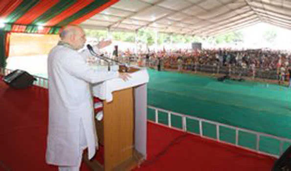 अमित शाह ने भरी हुंकार, ‘छह तारीख को ऐसा वोट करें कि उसका करंट इटली में लगे’