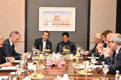 एयरबस के प्रतिनिधिमंडल ने गोयल के साथ विमानन क्षेत्र में भागीदारी के मुद्दे पर की चर्चा