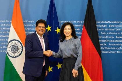 गोयल जर्मनी की आर्थिक मामलों की मंत्री कैथरीना से मिले, सहयोग बढ़ाने पर चर्चा की
