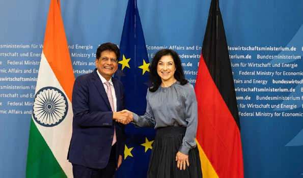 गोयल जर्मनी की आर्थिक मामलों की मंत्री कैथरीना से मिले, सहयोग बढ़ाने पर चर्चा की