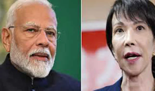 मोदी ने जापान की प्रधानमंत्री के साथ रणनीतिक और वैश्विक साझेदारी पर चर्चा की