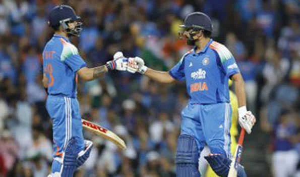 रोहित-विराट के दम पर भारत ने बचाया सम्मान
